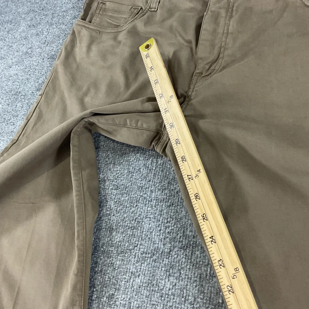Mavi Matt Relaxed Straight Leg Jeans Mens 38x30 Brown Stretch Casual Pants